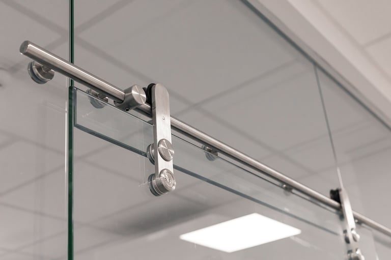 Standard S-Series Sliding Door System with 78 inch bar
