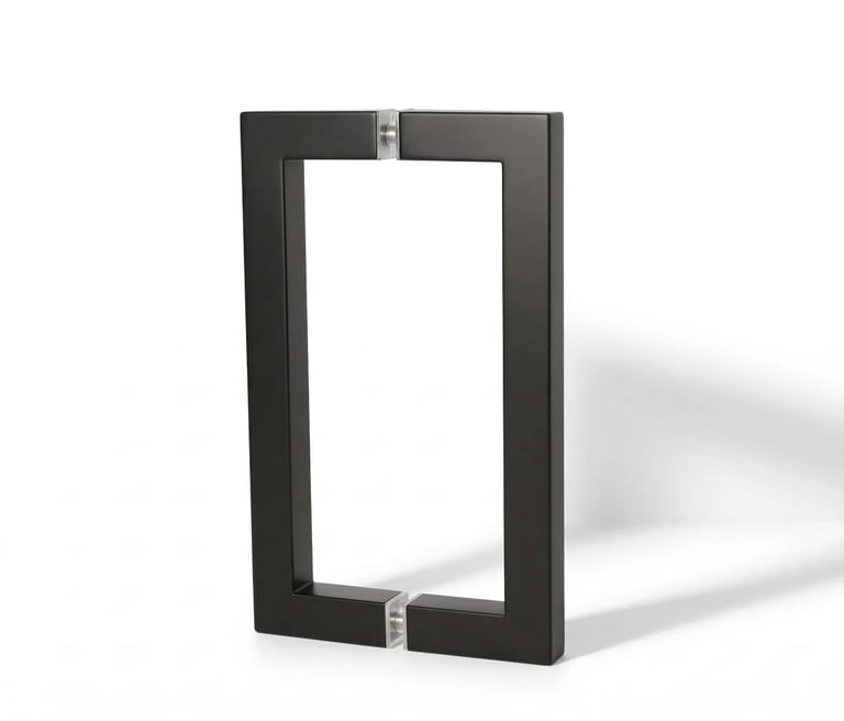 Square Series Pull Handle - Matte Black 8 inch