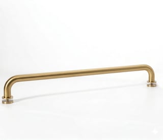 Brass door pull handle