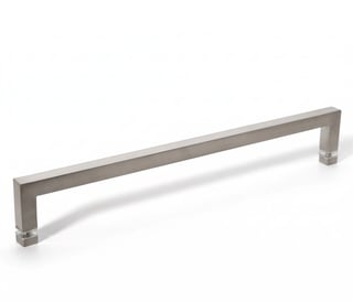 Stainless steel rectangular pull handle