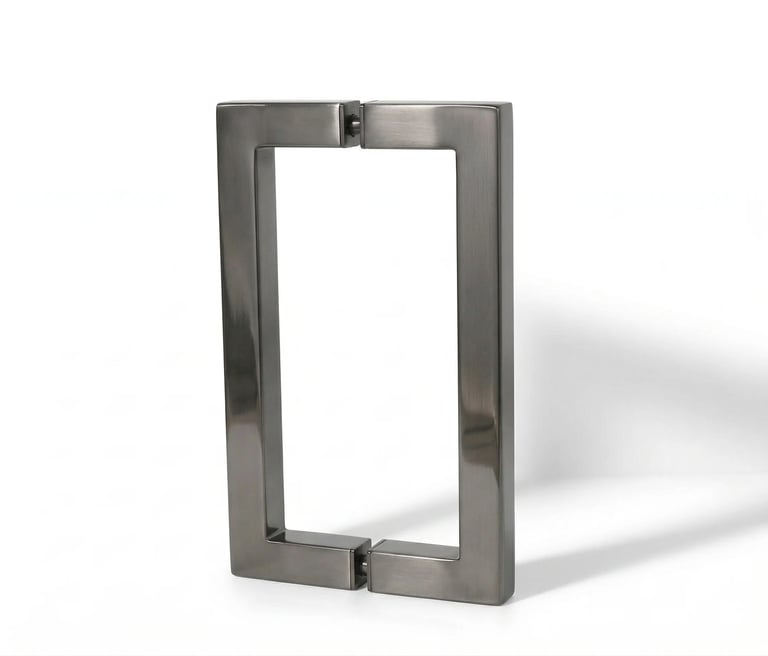 Square Series Pull Handle - Brushed Nickel 8 inch
