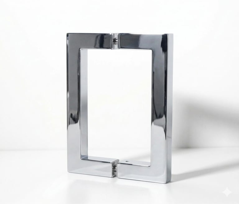Square Series Pull Handle - Chrome 6 inch