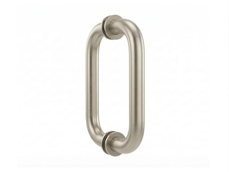 Round Series Pull Handle - Brushed Nickel 8 inch
