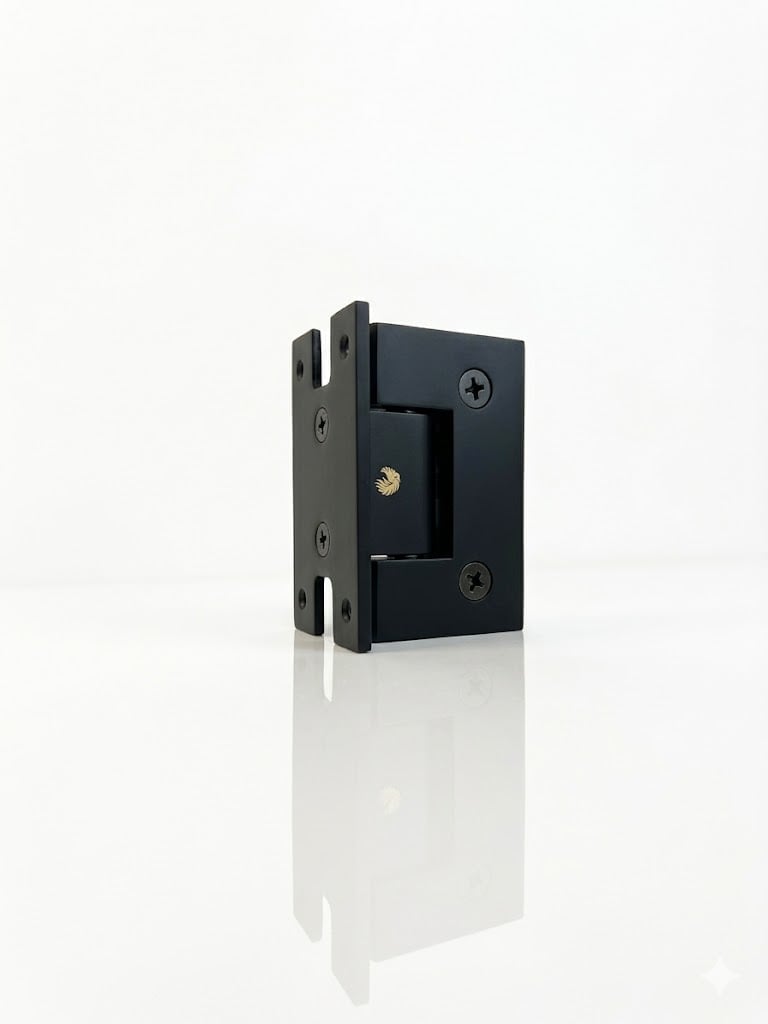 H-Plate Wall Mount Hinge Chrome