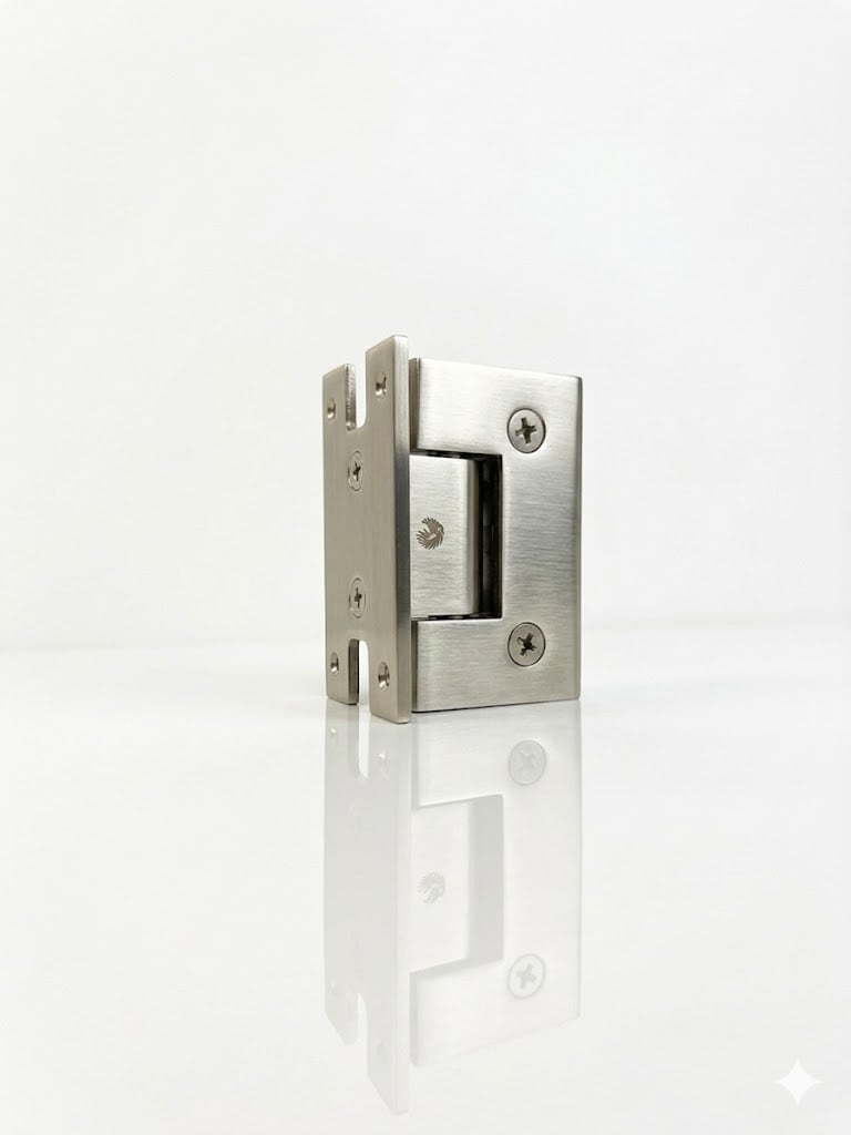 H-Plate Wall Mount Hinge Matte Black