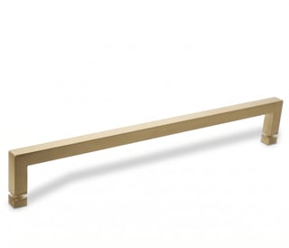 Wooden rectangular furniture pull handle