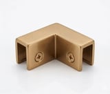 90 degree sleeve over clamp gold view 1