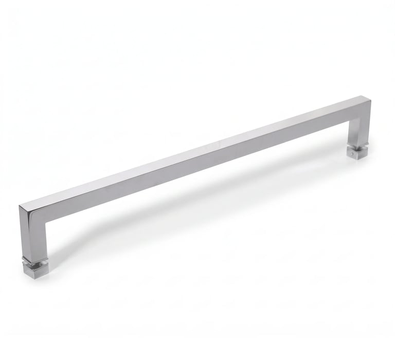 Square Series Single-Sided Towel Bar Chrome