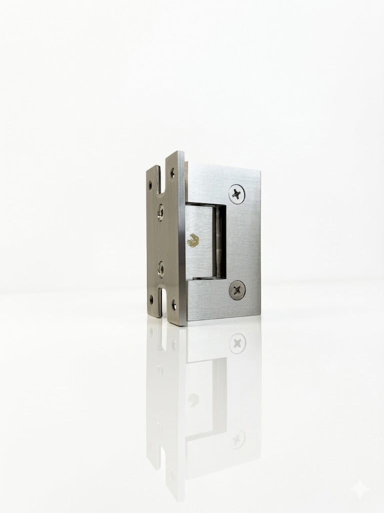 H-Plate Wall Mount Hinge Brushed Nickel