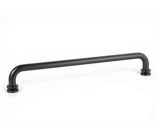 Black metal cabinet pull handle