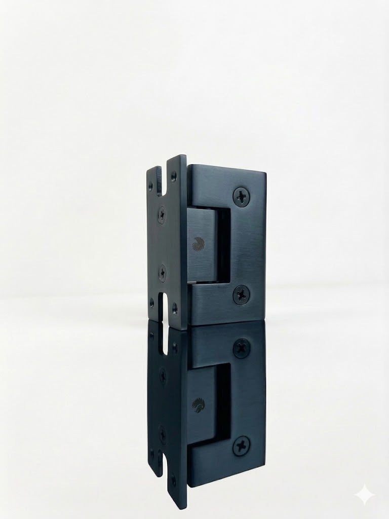 H-Plate Wall Mount Hinge Satin Brass