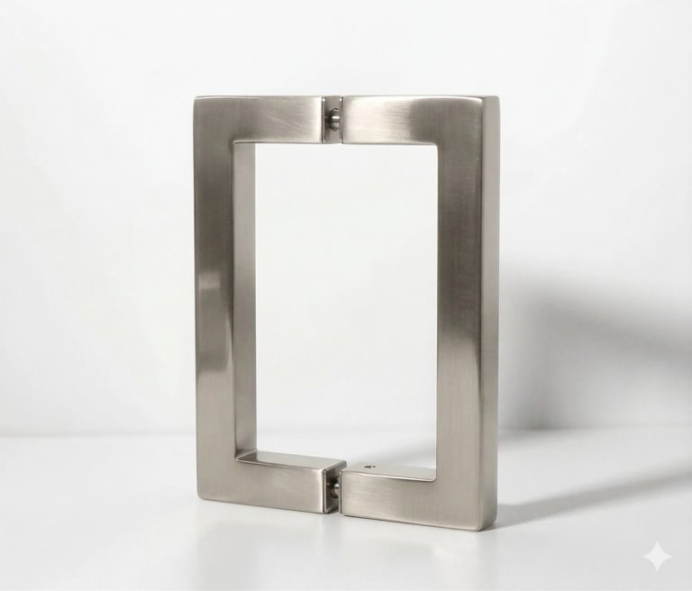Square Series Pull Handle - Brushed Nickel 6 inch